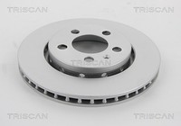 2X Triscan Bremsscheibe Hinterachse U.A. FüR Audi, Seat, Skoda, VW