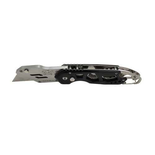 Folding Utility Pocket Knife Box Cutter with Belt Clip, Easy Release Button - Picture 6 of 6