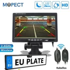 MOPECT car motor vehicle 7'' HD monitor + wireless wireless license plate holder rear view camera