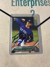 SEATTLE MARINERS- BRYCE MILLER AUTOGRAPH 2023 TOPPS NOW MLB DEBUT RC In Person
