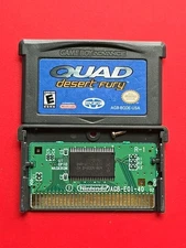 Game Boy Advance Quad Desert Fury Nintendo GBA ATV Authentic Cleaned Works