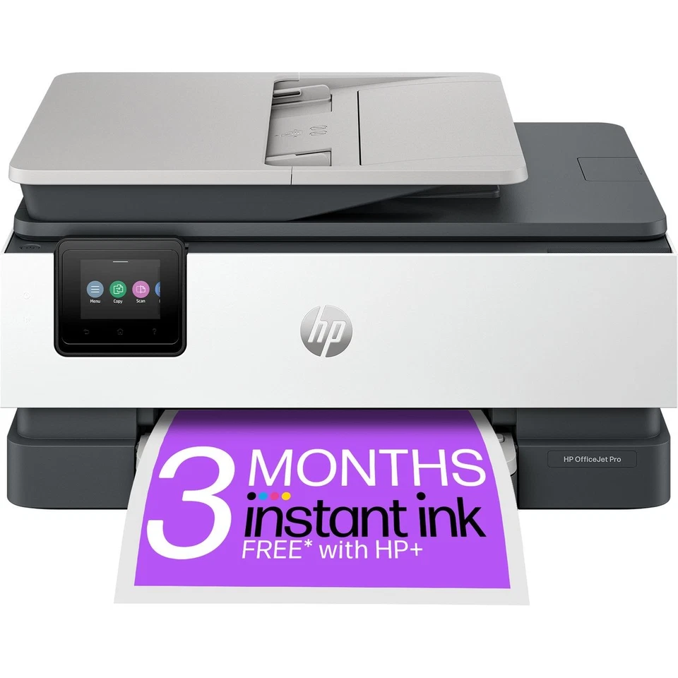 HP OfficeJet Pro 8122e A4 3-in-1 Wireless Colour Inkjet Printer 405U3B#687