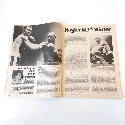 KO Magazine Feb 1981 Boxing MUHAMMAD ALI Cover w/ Thomas Hitman Hearns Poster #2 - 画像7/12