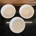 Set 3 Fiesta Stacking White Fruit & Cereal Bowl 6 1/2” Homer Laughlin Fiestaware