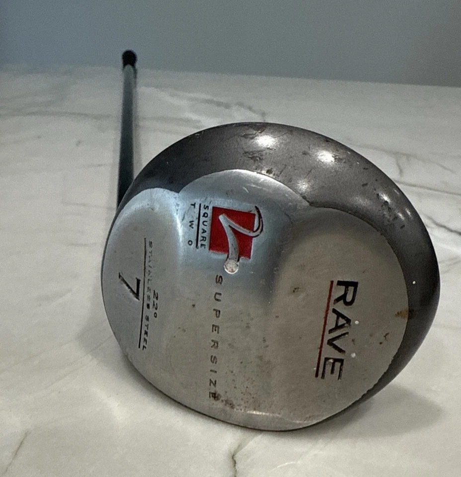 Square Two Rave 7 Wood 22 Degree RH Supersize Stainless Steel Senior Flexible - Image 2 of 4