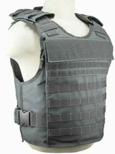 VISM Tactical Discreet Plate Carrier Vest MED-2XL External Pkt Shoot Hunt GRAY