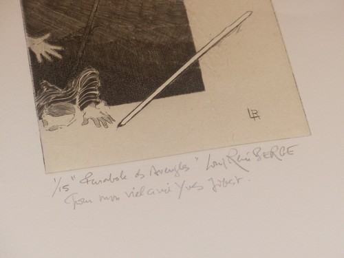 LOUIS RENE BERGE BURIN & EAU FORTE ORIGINALE "PARABOLE DES AVEUGLES" 1980 1/15 - Photo 4/14