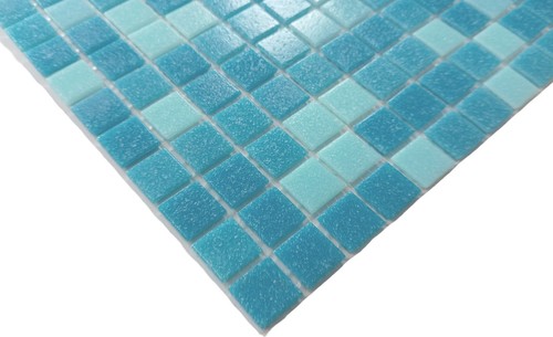 Swimming pool mosaic glass mosaic blue hot tub brine pool 52-0402_paper 10 mats - Picture 4 of 8