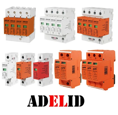 ADELID® Überspannungsschutz Blitzschutz T2 T1+T2 AC Photovoltaik DC PV-Anlage C BC BCD