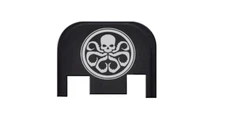 MARVELS HYDRA Engraved Slide Back Plate Aluminum Made USA for Glock Gen 1-4