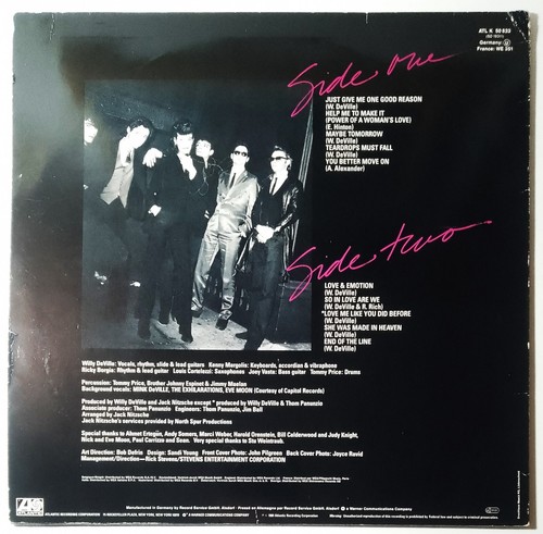 MINK DEVILLE - COUP DE GRACE - LP VINYL EX/EX ATLANTIC GER 1981 - Picture 2 of 3