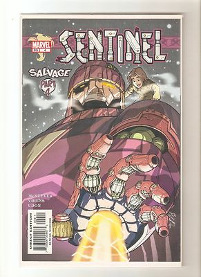 Sentinel: Salvage Vol.1 #4 NM+ Marvel 2003 Salvage Pt.4 Battle-Bot!