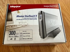 Maxtor OneTouch 2 Backup and Storage 300GB External Hard Drive