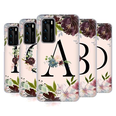 OFFICIAL NATURE MAGICK ROSE GOLD FLOWERS MONOGRAM 1 GEL CASE FOR HUAWEI PHONES 4
