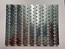 25 QTY  6" x 8"  Truss Plate - Mending Plate -Structural Plates Zinc nail tooth