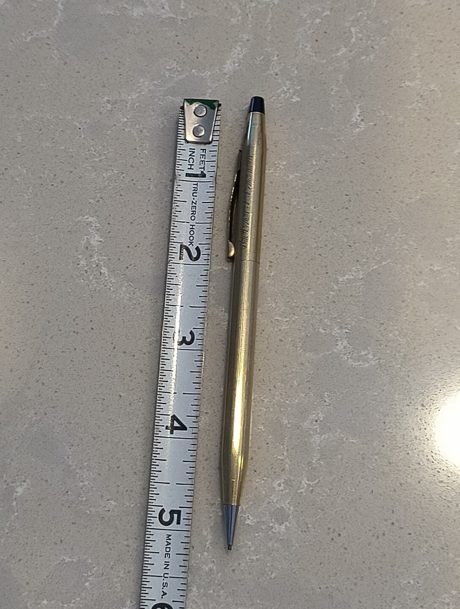 Cross 0.9.m Pencil 1/20 12KT Gold Filled/ USA engraved “Anthony T