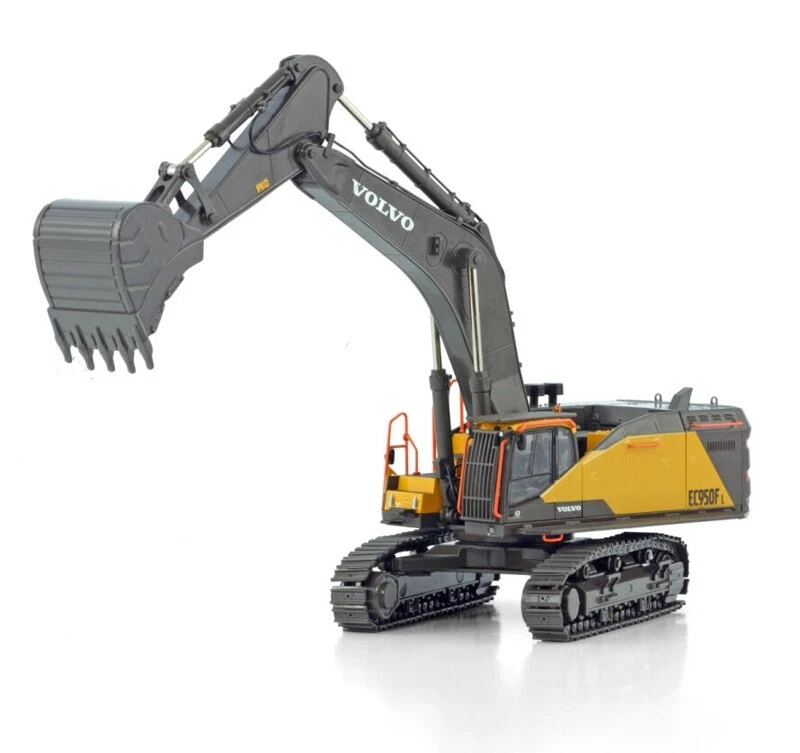 Máquina de construcción excavadora sobre orugas 1:50 WSI VOLVO EC950F modelo fundido a presión Foto 4 de 4