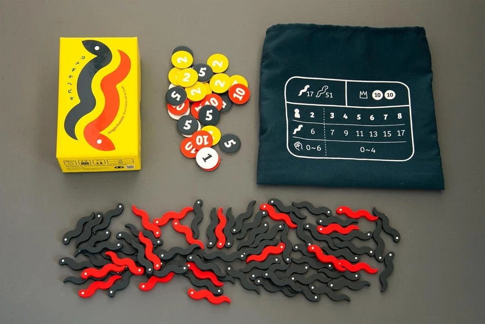Wriggle Roulette Eels or Snakes 2-8 players 20 mins Board Game from Japan - Image 4 of 4