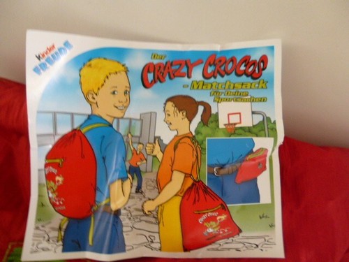 Ü Ei Maxi 2000 Crazy Crocos Matchsack mit BPZ - Bild 2 von 3