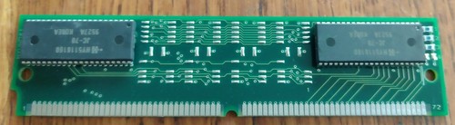 Vintage 1990s Hyundai HYM532120W-70 4MB 72-pin Non Parity FPM RAM Memory 70ns - Picture 2 of 2