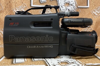 Panasonic AF X8 CCD VINTAGE Camcorder w/ Hard Case & Wires