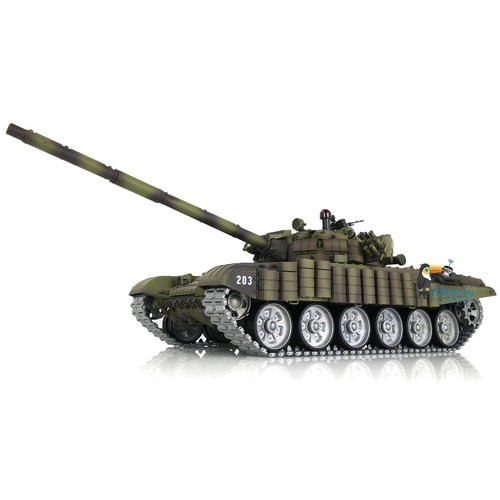 1/16 HengLong New Armor T72 RC IR BB Tank 3939 Red Eye Metal Wheels 360°Turret - Picture 9 of 12