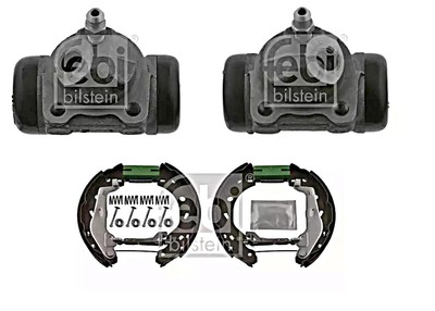 FEBI Radbremszylinder hinten Bremsbackensatz für SMART Cabrio 98-07