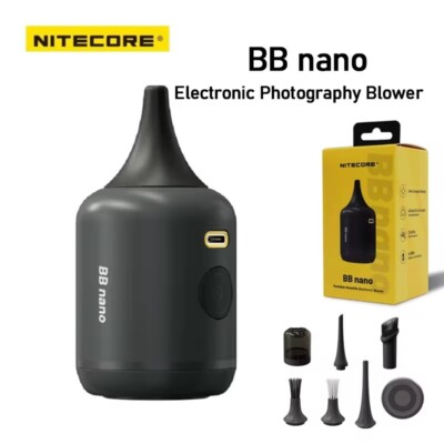 NITECORE BB Nano Portable Electronic Photography Air Blower Lens Clean Accessory