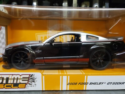 スポーツトイ・アクショントイ BIGTIME MUSCLE 2008 Ford Shelby GT500KR Amazon.com: Big Time Muscle 1:24 2008 Ford Shelby GT-500KR