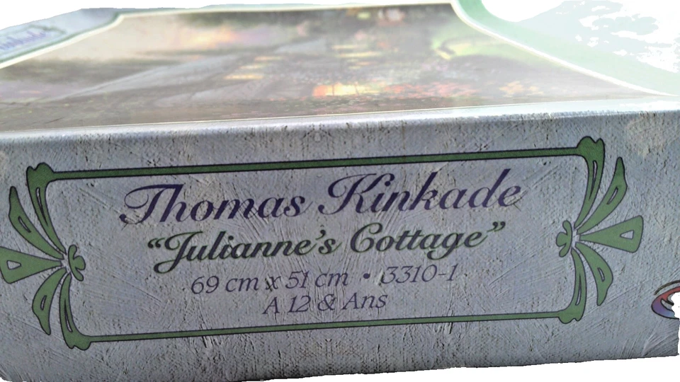 Thomas Kinkade Julianne’s Cottage 1000 Piece Puzzle New Sealed 1996 - Image 3 of 4