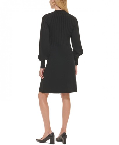 New $139 Calvin Klein Women's Knee Length Long Sleeve Sheath Dress A4308 - 第 2/24 張圖片