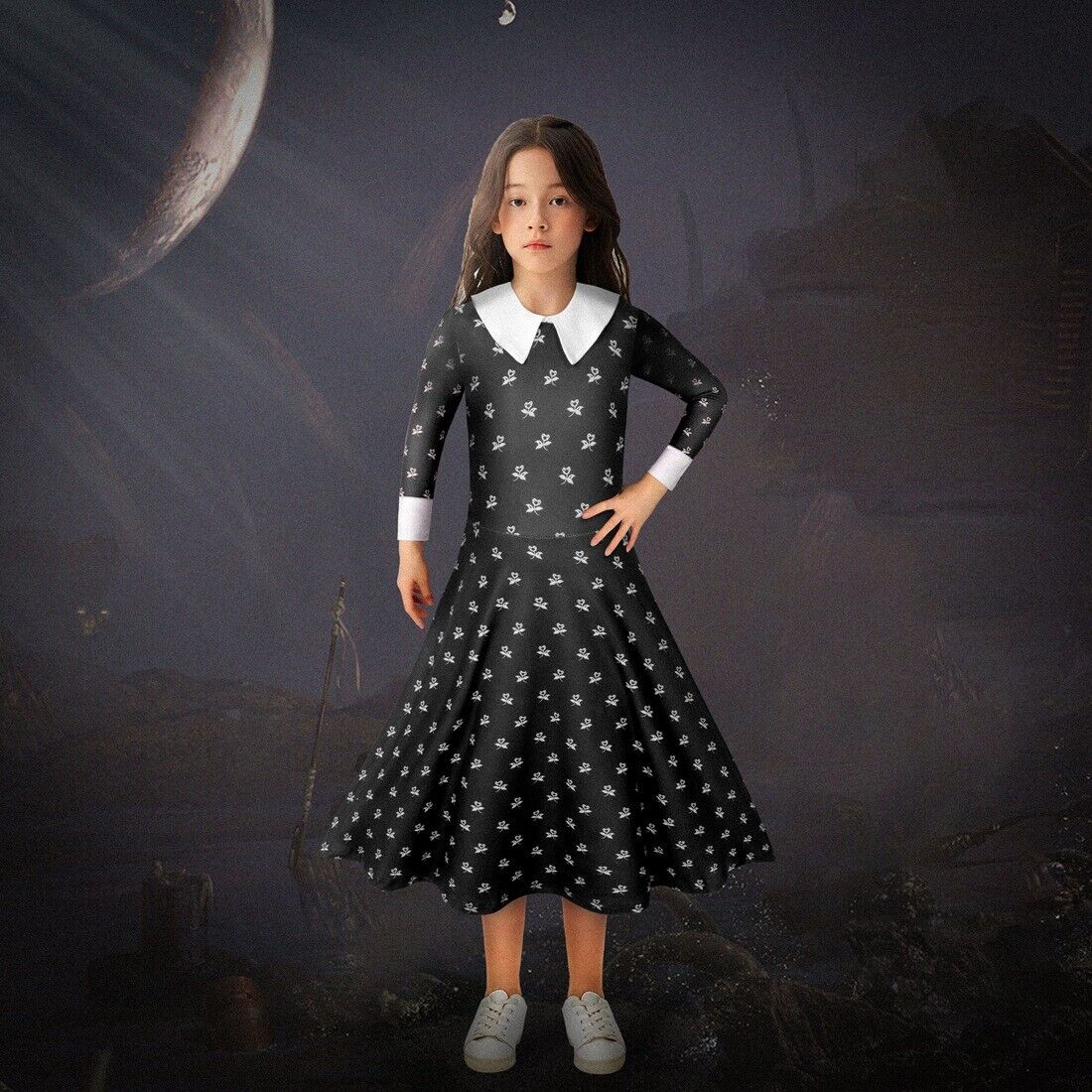 The Addams Family Wednesday Costume - Wednesday Addams Cosplay