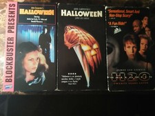 Halloween (VHS) Lot! 3 halloween Vhs! The holy grail of horror!🔥🔥