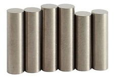 Alnico 5 Flat Top Rod Magnet Staggered Set .187" diameter
