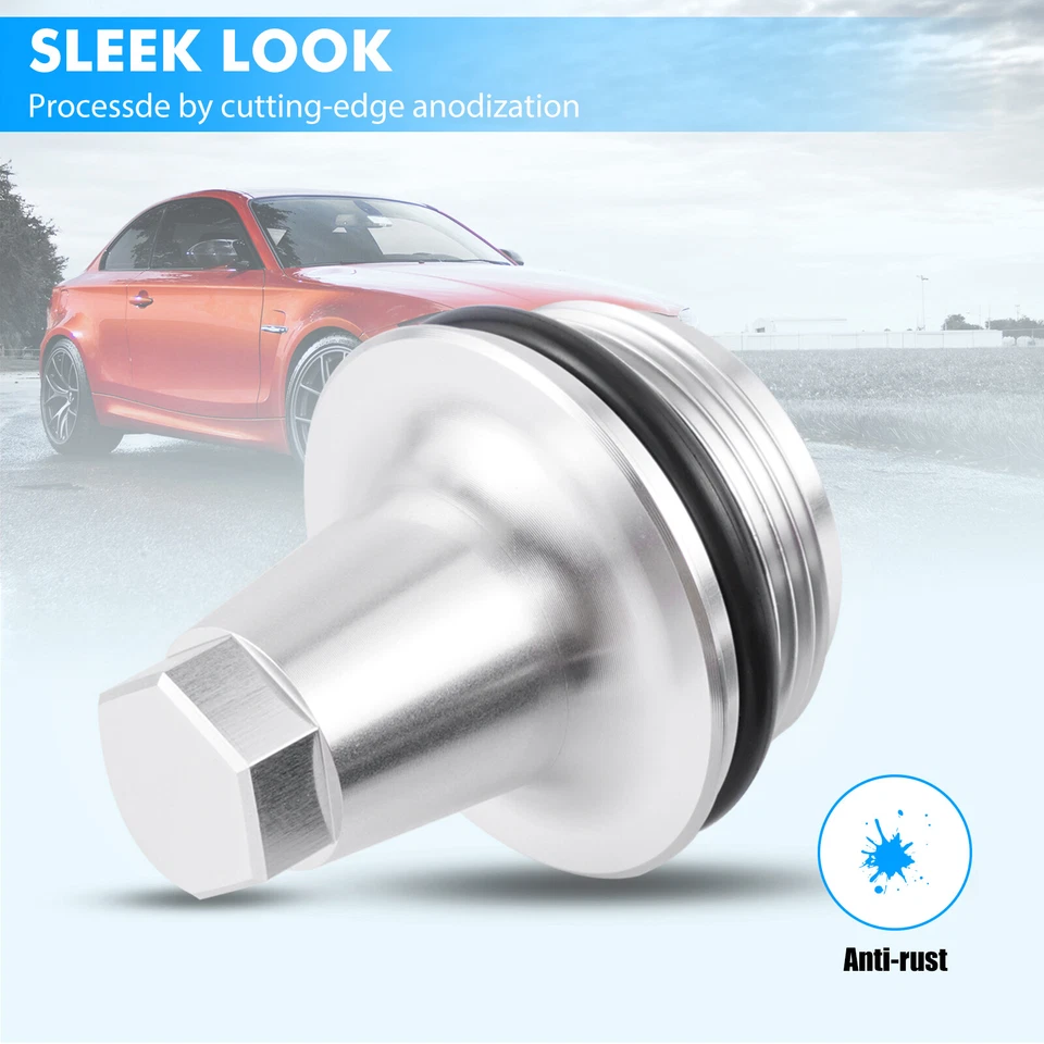 Válvula PCV N54 + tampa prata atualizada para BMW 135i 335i 535i 740i E82 E90 E92 - Imagem 4 de 4