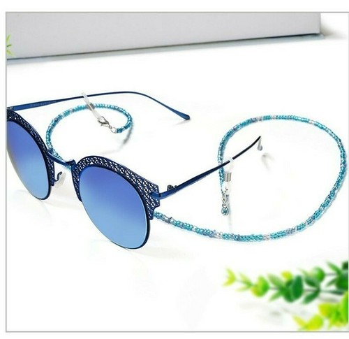 Beaded Eyeglasses Reading glasses Sunglasses Spectacles Holder Cord Strap Chain - Picture 2 of 20