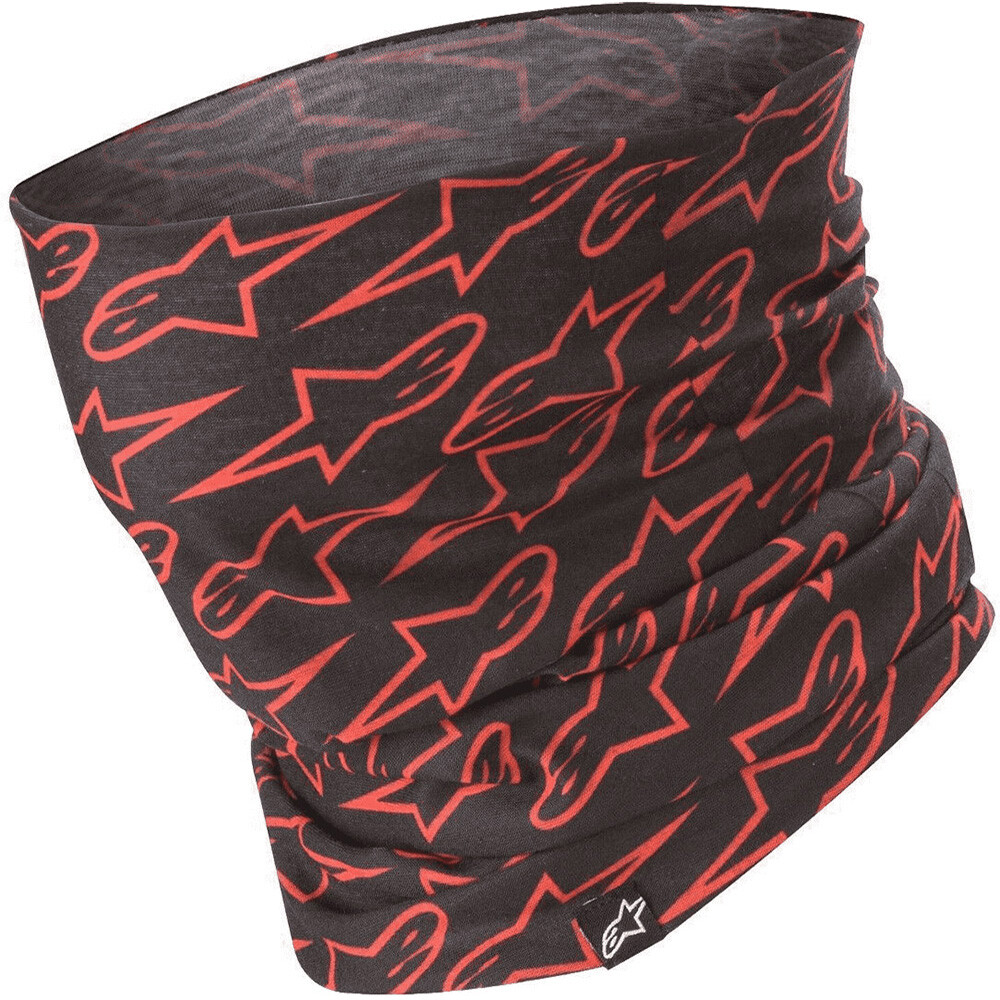 Alpinestars Astars Neck Tube Black Red Fluo -47593191030