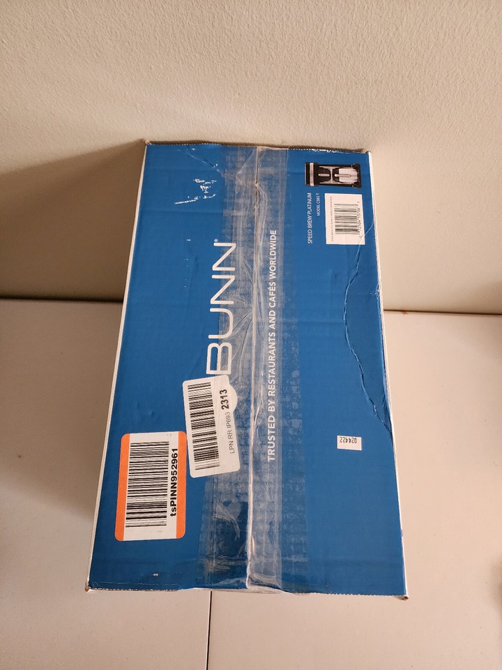 BUNN CSB3T 10 Cups Speed Brew Platinum Thermal Coffee MakerMISSING