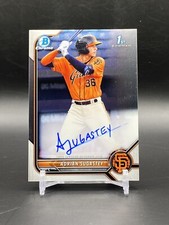 2022 Bowman Chrome 1st Adrian Sugastey On Card Auto San Francisco Giants Card 3