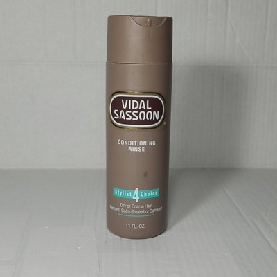 Vintage 1992 Vidal Sassoon Conditioning Rinse color treated hair 11 oz