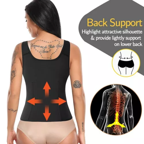 Mujeres Más Delgado Body Modelador Entrenador de Cintura Bajo el Busto Cincher Corsé Chaleco Prendas con Forma - Imagen 10 de 22