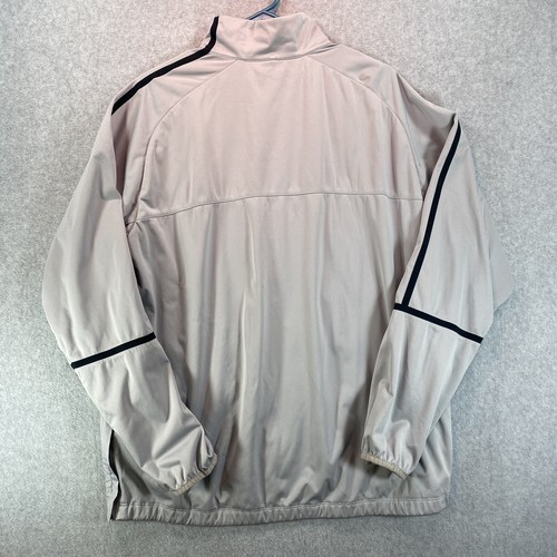 Nike Jacket Mens Large Gray 1/4 Quarter Zip Pullover Golf Performance Windbreak - Picture 6 of 12