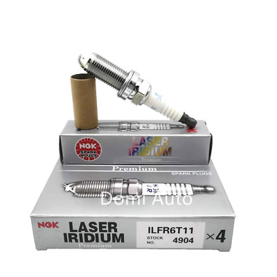 4 Pack Genuine NGK 4904 Laser Iridium Spark Plugs ILFR6T11 for Toyota Tacoma