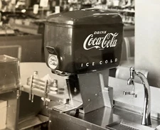 Coca-Cola 1950s "Motorboat" Soda Fountain Dispenser Original Photo