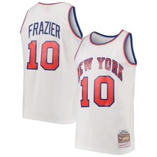 New York Knicks Walt Frazier Mitchell & Ness White 1969/70 NBA Swingman Jersey