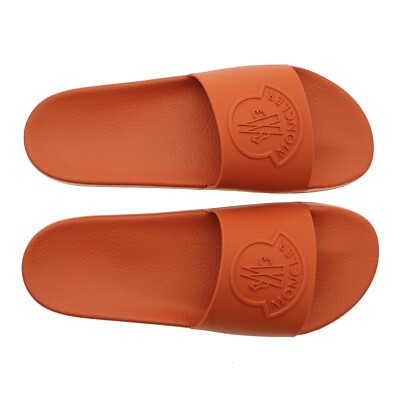 MONCLER スリッポン スライド Moncler Basil Slides Orange Rubber Size 45 / 12 US New | eBay