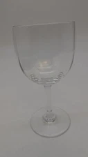 Beautiful Baccarat Montaigne Optic Crystal Stem Goblet Water Wine 5-3/4" WOW