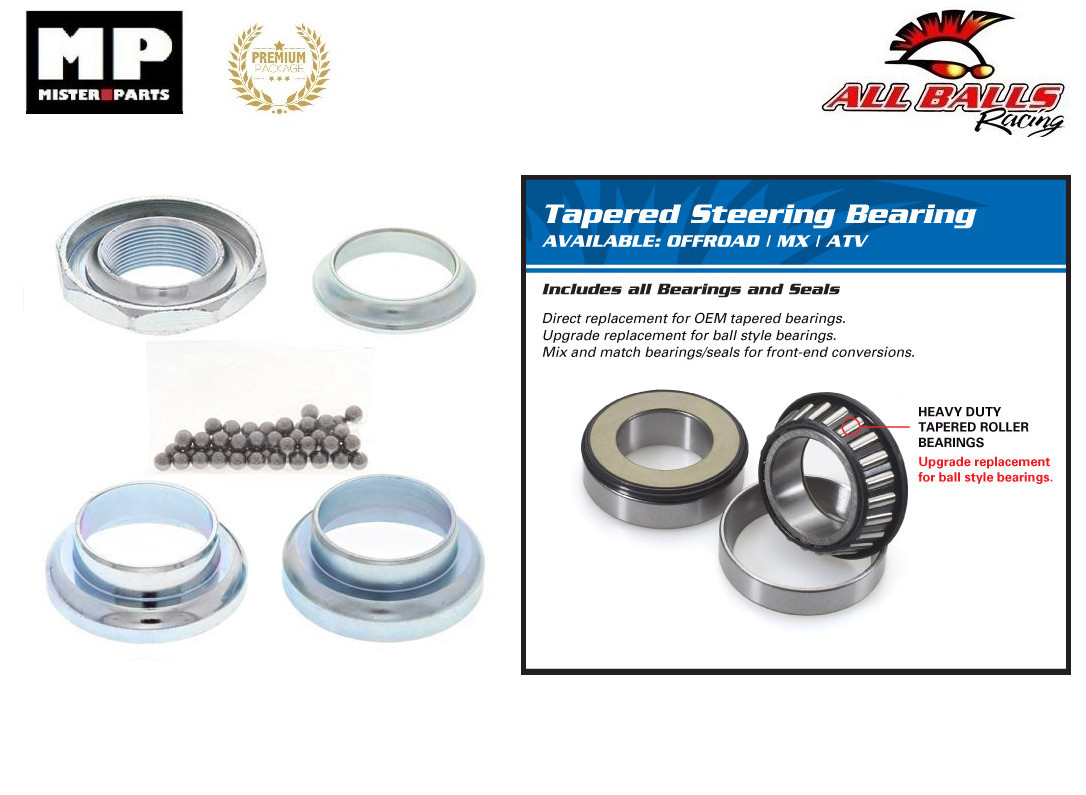 Kit roulements colonne direction 22-1064 Yamaha PW50 à haute résistance mécanique