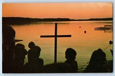 Minneapolis Minnesota Postcard Camp Patmos Lutheran Church Minnehaha Falls 1960