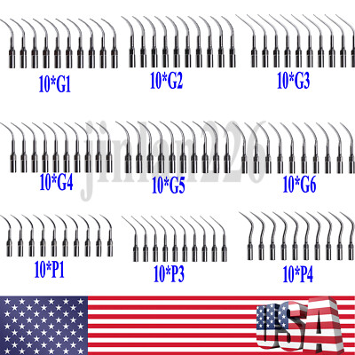 10*Dental Ultrasonic Perio Scaler Tips for EMS Woodpeck SKYSEA SANDENT Handpiece
